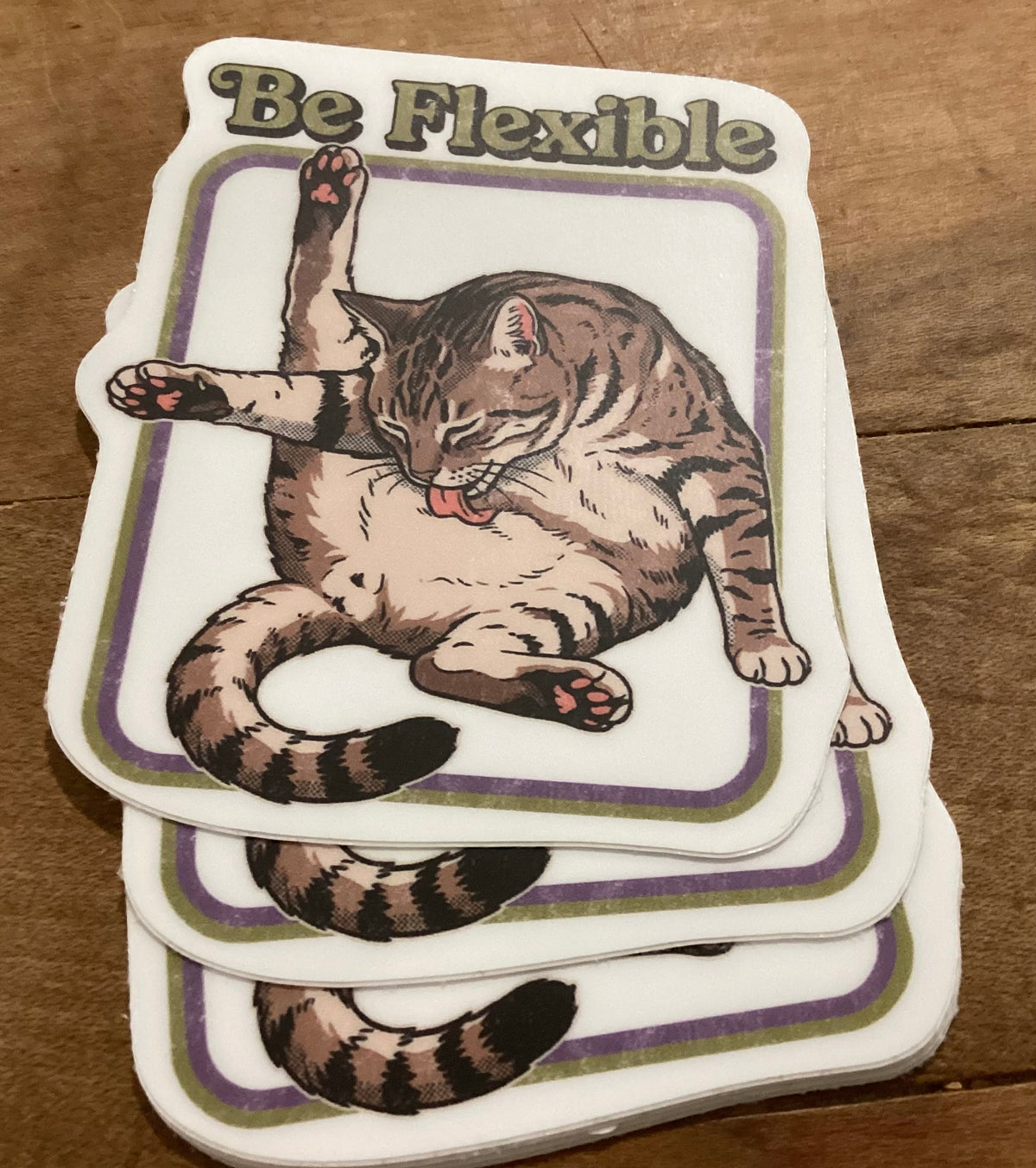 Flexible Cat Sticker